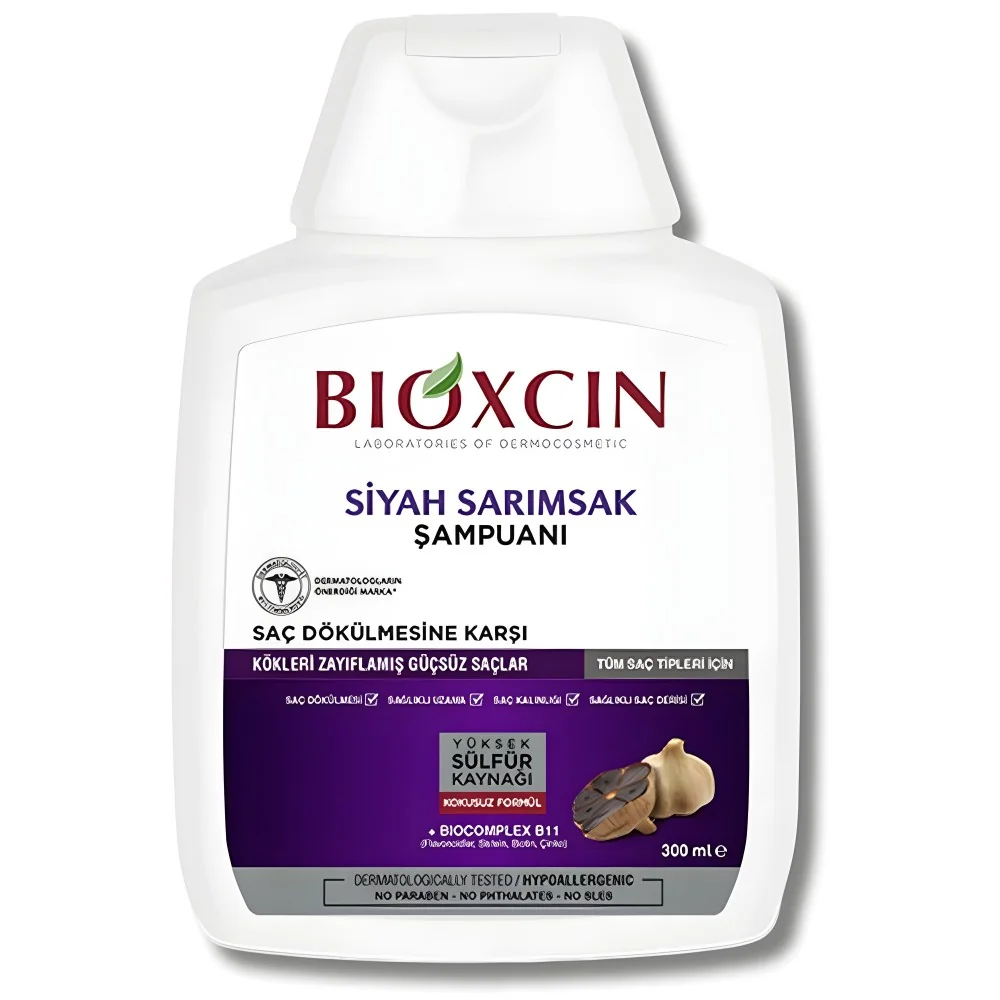 BIOXCIN - SHAMPOING ANTI CHUTE AIL NOIR 300ML