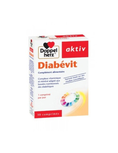 AKTIV DOPPEL HERZ Diabévit 30 comp